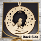 3D Wooden Dog Ornament: Cavalier King Charles Spaniel