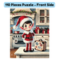 Christmas Gift, Personalized Elf Letter Double-Sided Jigsaw Puzzle: Wow, You Did It!