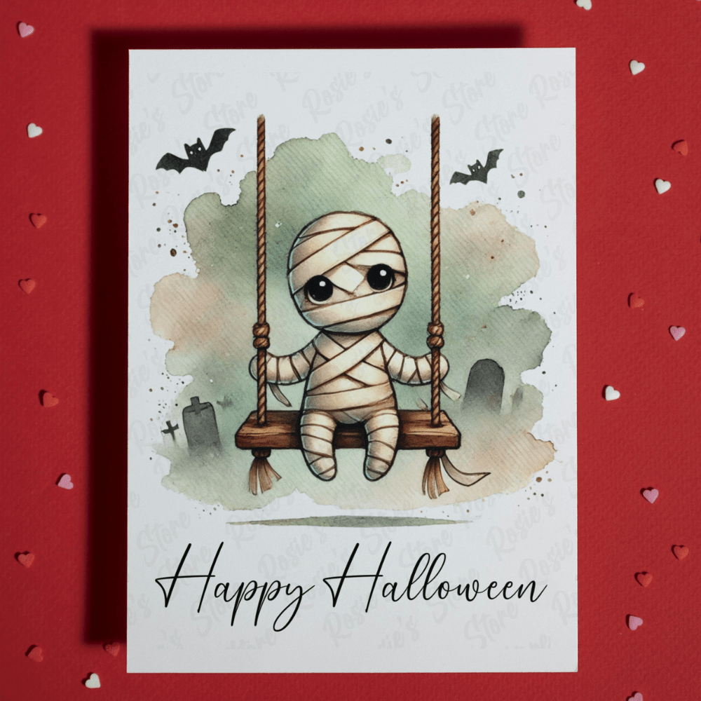 Halloween Set of 6 Greeting Cards: Happy Halloween