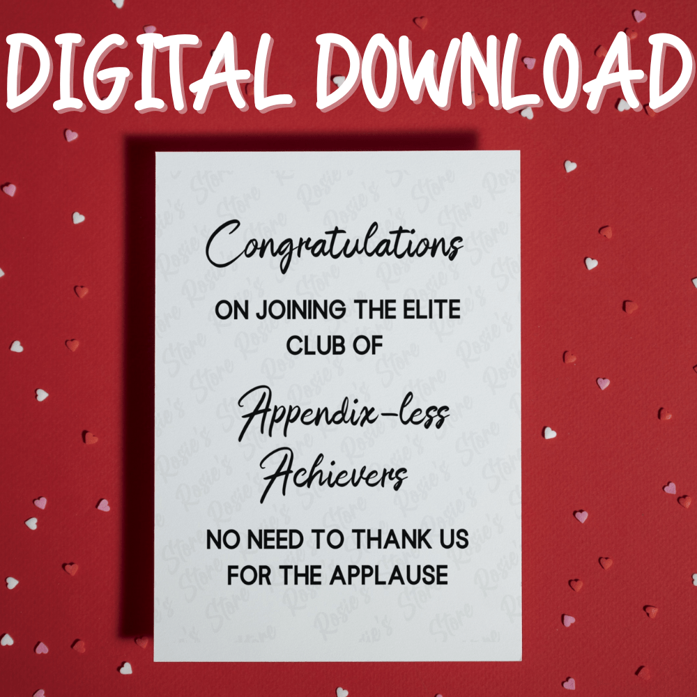 Appendix Digital Greeting Card: The Elite Club