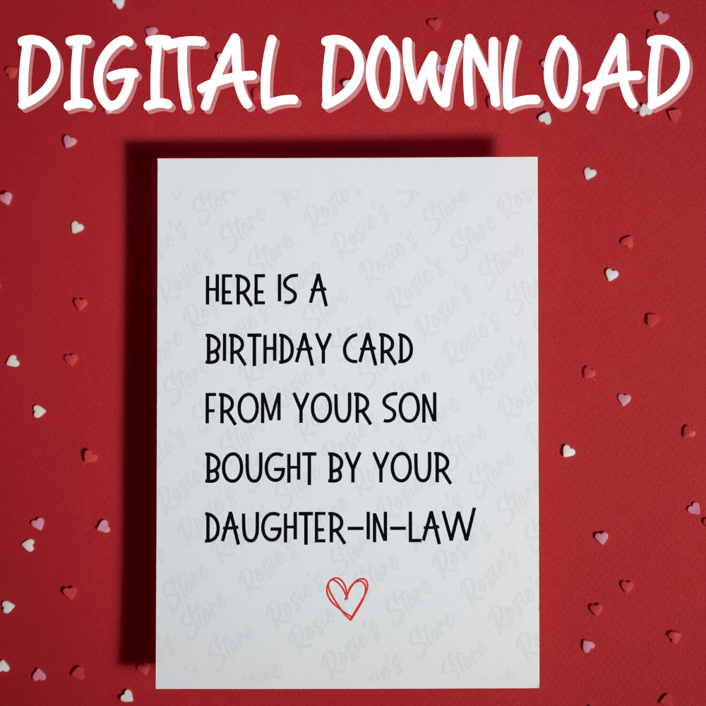 Father-in-Law, Digital Birthday Greeting Card: Here Is A Birthday Card...