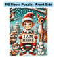 Christmas Gift, Personalized Elf Letter Double-Sided Jigsaw Puzzle: Hello From Your Elf (Elves)