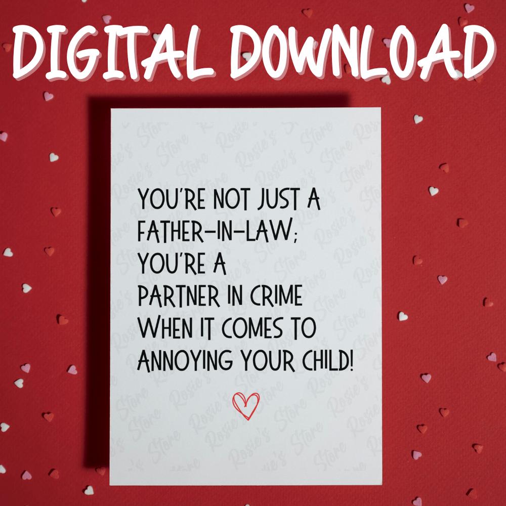 Father-in-Law, Digital Greeting Card: You're Not Just A Father-in-Law