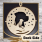 3D Wooden Dog Ornament: Rottweiler
