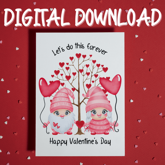 Couple Digital Valentine's Day Greeting Card: Let's Do This Forever