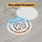 Mom Gift, Ceramic Ornament: I'd Choose You As My Mom Again And Again!