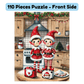 Christmas Gift, Personalized Elf Letter Double-Sided Jigsaw Puzzle: Wow, You Did It!