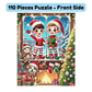 Christmas Gift, Personalized Elf Letter Double-Sided Jigsaw Puzzle: Goodbye or Hello From Your Elf (Elves)