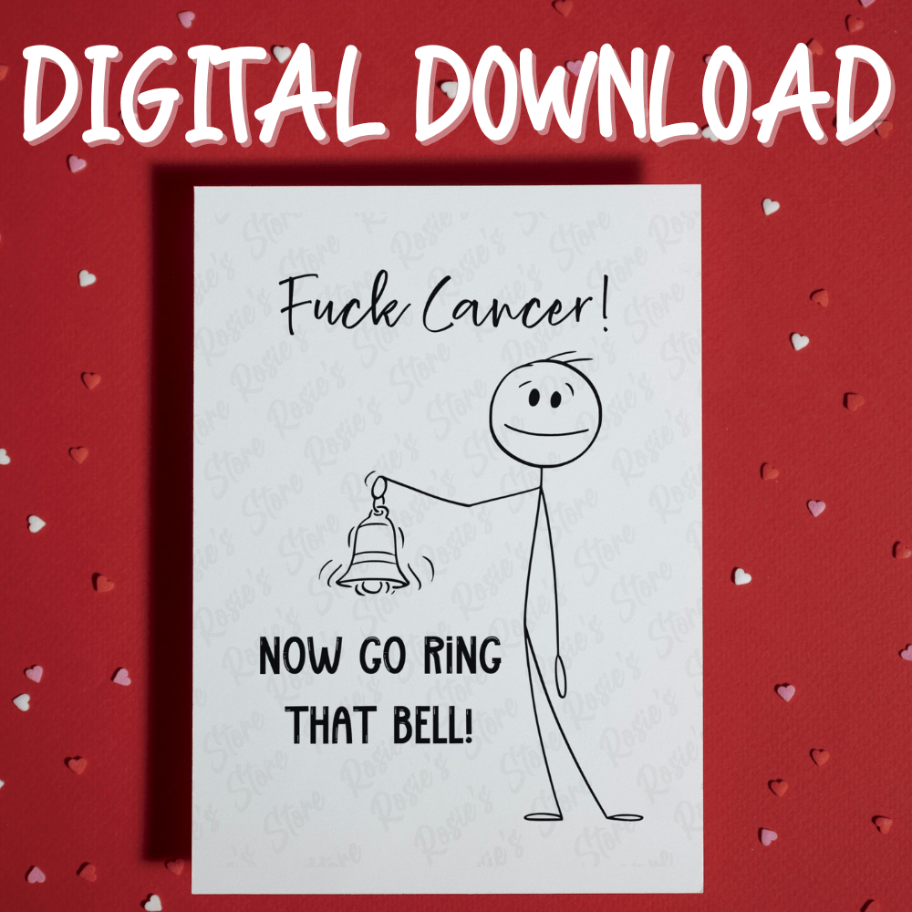 Cancer Digital Greeting Card: Go Ring That Bell!