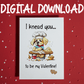 Couple Digital Valentine's Day Greeting Card: I Knead You...To Be My Valentine!