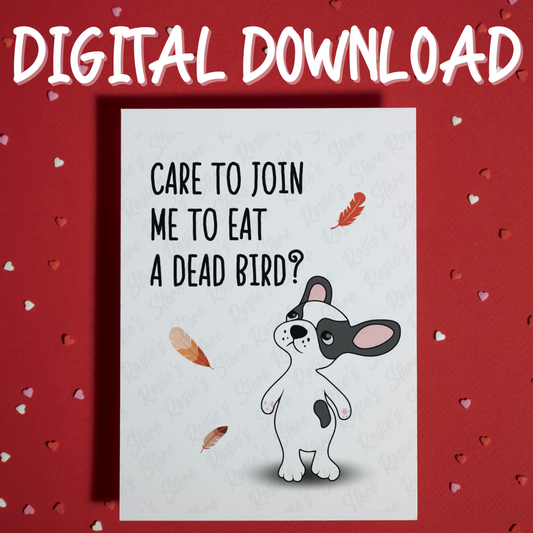 Thanksgiving, Funny Digital Greeting Card: Care To Join Me - Dog