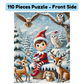 Christmas Gift, Personalized Elf Letter Double-Sided Jigsaw Puzzle: Wow, You Did It!