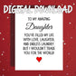 Daughter Digital Greeting Card: You've Filled My Life With Love