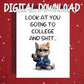 College Printable Card: Look At You (Digital Download)
