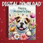 Mother's Day Printable Card: Bulldog Dog (Digital Download)