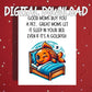 Mom Printable Card Good Moms Buy Pets Great Moms Goldfish Digital Download