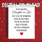 Daughter-in-Law Printable Card: Out Of All The Wonderful People (Digital Download)