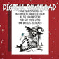 Halloween Printable Card Witch Humor Adult Trick or Treat Digital Download