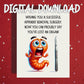 Appendix Printable Card: You've lost an organ! (Digital Download)