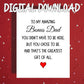 Bonus Dad Printable Card: You Didn't Have To Be Here (Digital Download)