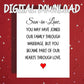 Son-in-Law Printable Card: You May Have Joined Our Family (Digital Download)