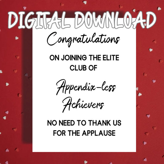Appendix Digital Greeting Card: The Elite Club