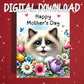 Mother's Day Printable Card: Ragdoll Cat (Digital Download)