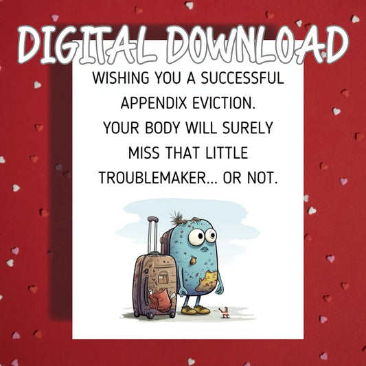 Appendix Digital Greeting Card: Little Troublemaker...