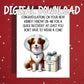 Kidney Transplant Printable Card, Congratulations New Kidney Digital Download