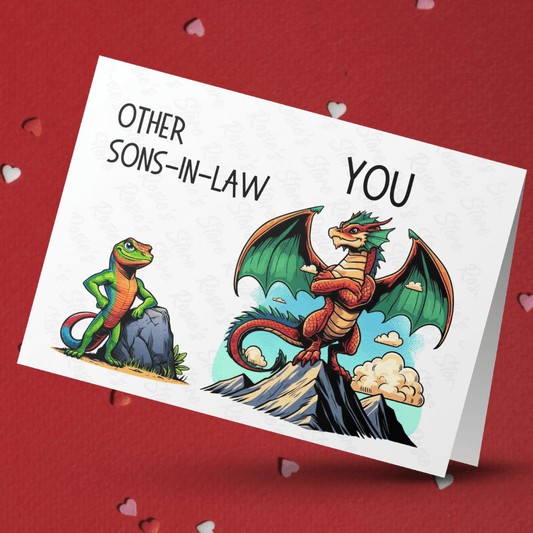 Son-in-Law Greeting Card: Other Sons-in-Law -YOU