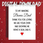 Bonus Dad Printable Card: Thank You For Loving Me/Us (Digital Download)