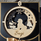 3D Wooden Dog Ornament: Bichon Frise