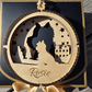 3D Wooden Dog Ornament: Yorkshire Terrier (Yorkie)