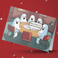 Ghost Funny Greeting Card: Guys, I Forgot My Sheet But I'm Here!