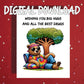 Get Well Bear Printable Card, Big Hugs and Best Drugs Digital Download, Recovery Humor Card