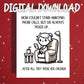 Mom Printable Card: Mom Couldn't Stand Annoying Phone Calls (Digital Download)