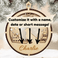 3D Wooden Dog Ornament: Cavalier King Charles Spaniel