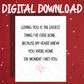 Couple Romantic Digital Greeting Card: Loving You Is The Easiest Thing...
