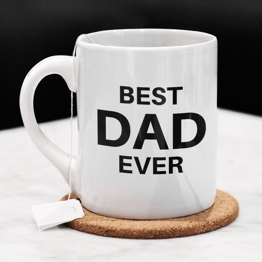 Dad Gift, Personalized Photo Mug: Best Dad Ever