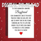 Grandson's Boyfriend Printable Card, LGBTQ Family Welcome Digital Download, Birthday Christmas