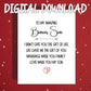Bonus Son Printable Card: I Didn't Give You The Gift Of Life