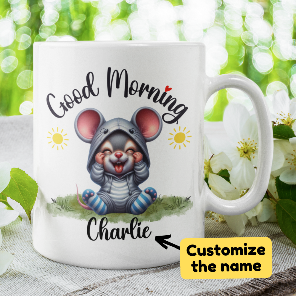 Good Morning Coffee Mug, Mouse