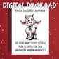 Daughter's Boyfriend Printable Card: Goat Proposal (Digital Download)