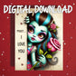 Couple Digital Greeting Card, Girl: Pssst...I Love You