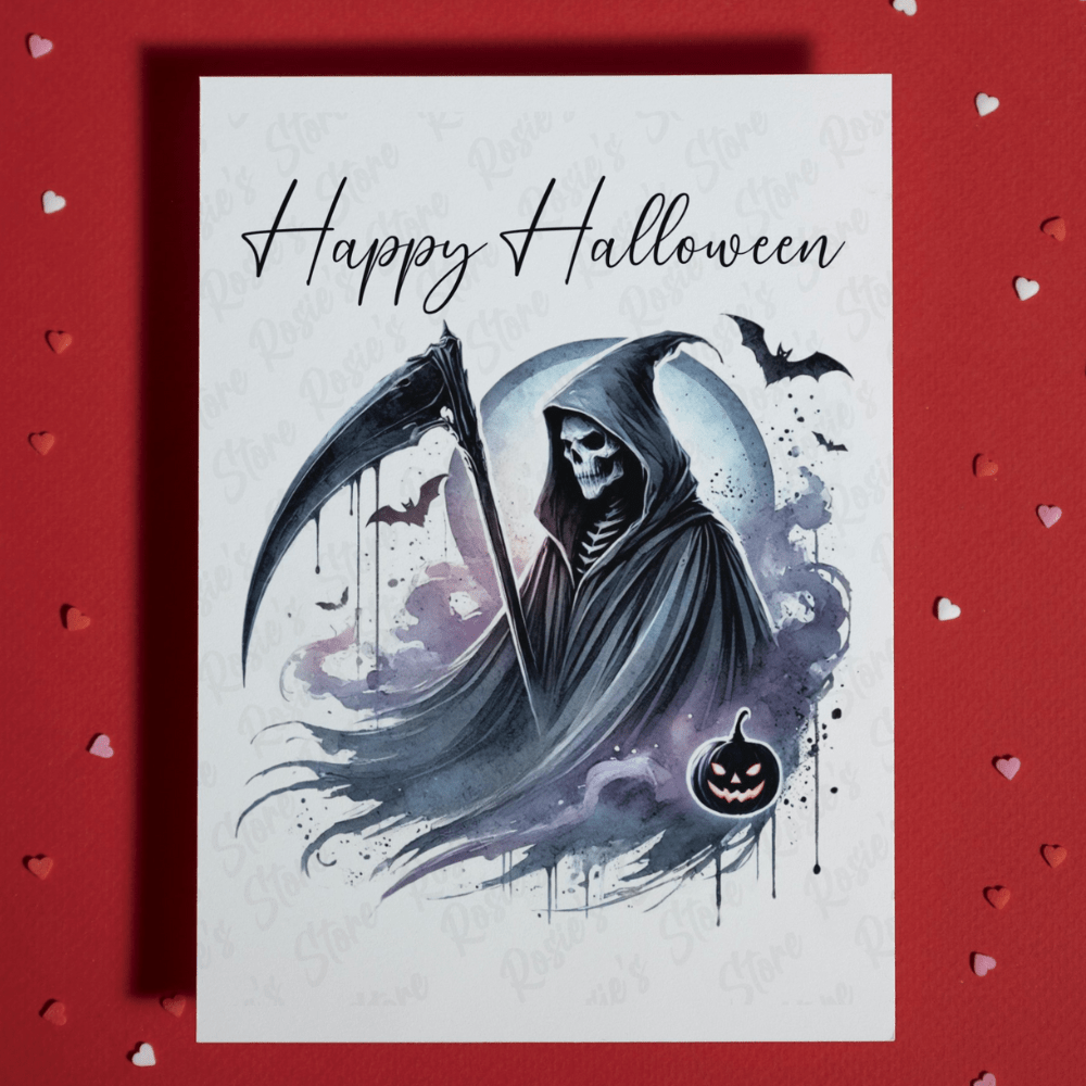 Halloween Set of 6 Greeting Cards: Happy Halloween