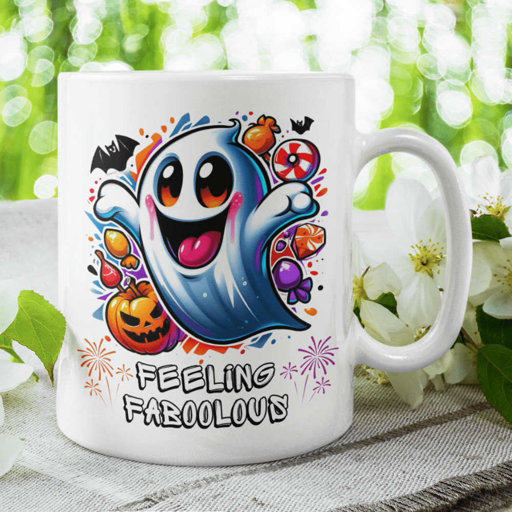 Halloween Gift, Coffee Mug: Feeling Faboolous