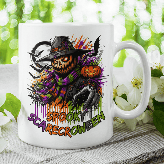 Halloween Coffee Mug: Spooky Scarecroween
