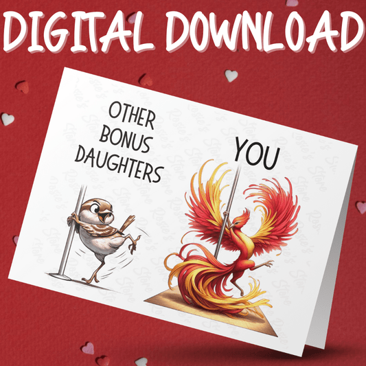 Bonus Daughter Gift, Digital Greeting Card: Other Bonus Daughters