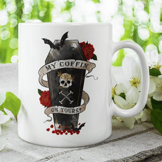 Halloween Coffee Mug: My Coffin Or Yours?