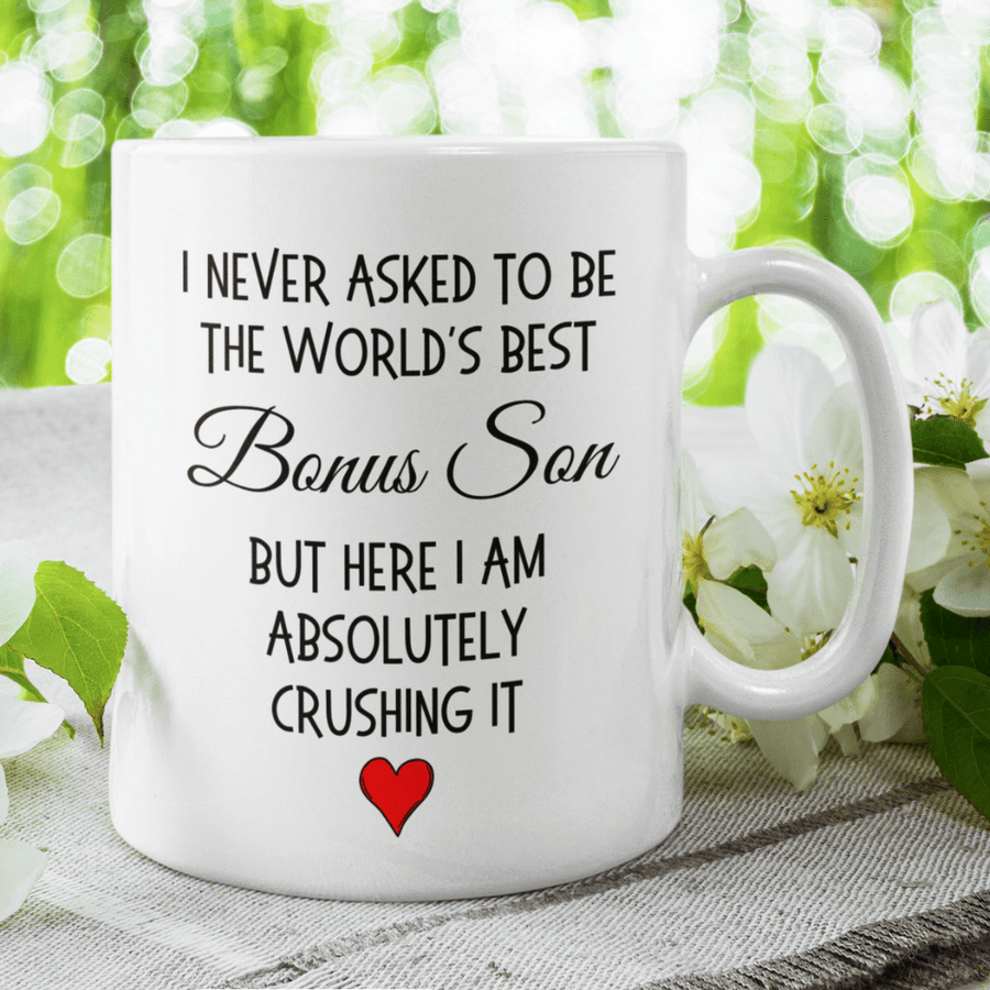 Bonus Son Gift, Coffee Mug: The World's Best Bonus Son